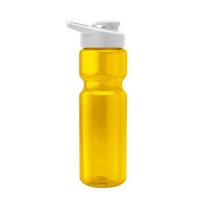 Blazer 28oz Transparent Bike Bottle w/Drink-thru Lid