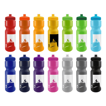 SPOKE-Tacular 28oz Bike Bottle - Colors w/Push-Pull Lid