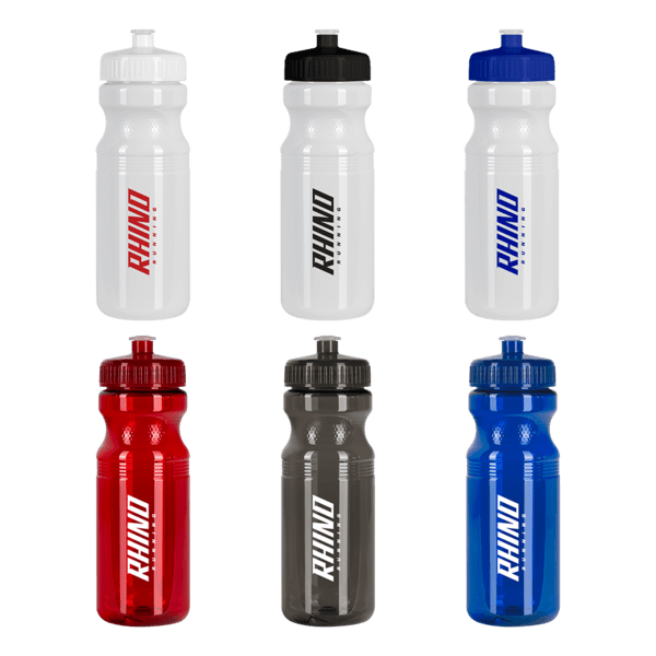 ACCONA 24 oz. PET Sports Bottle with Push/Pull Lid