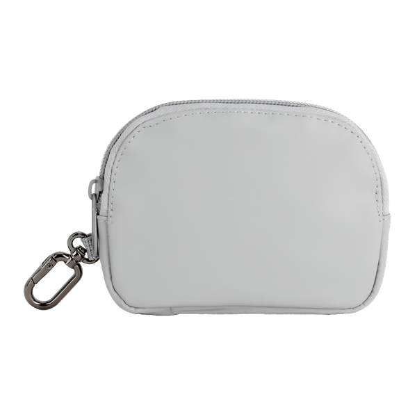 Branson Round Recycled PU Zip Pouch