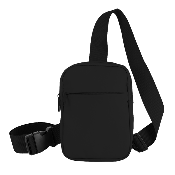 Crosscut Recycled PU Crossbody Bag