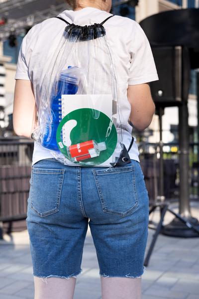 Phoenix Clear Drawstring Backpack