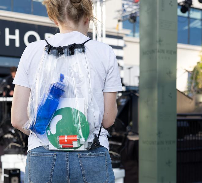 Phoenix Clear Drawstring Backpack