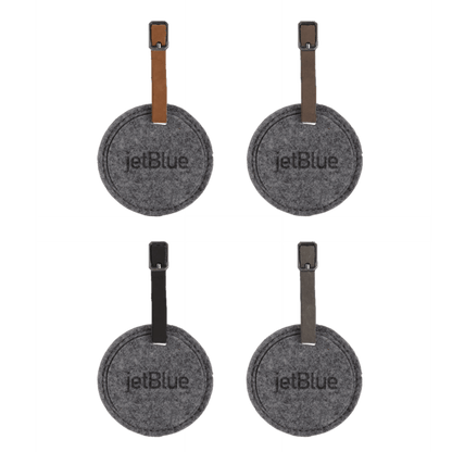 Juniper Felt Round Luggage Tag