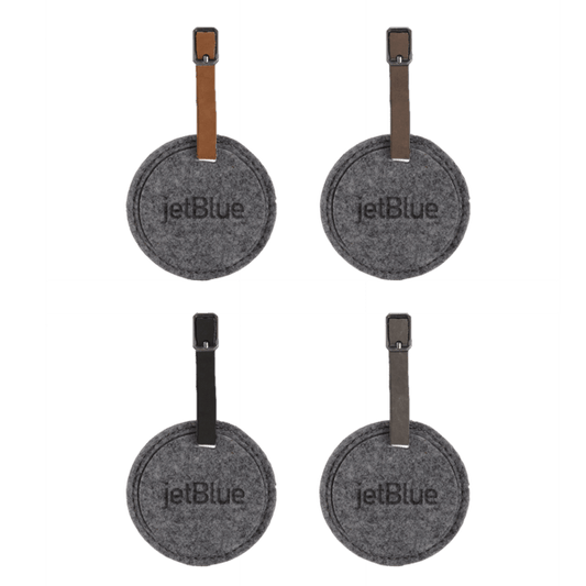 Juniper Felt Round Luggage Tag