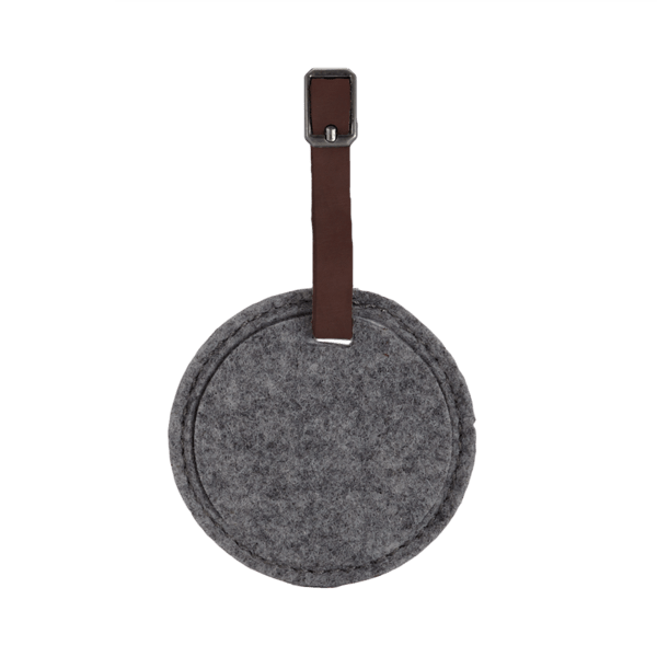 Juniper Felt Round Luggage Tag