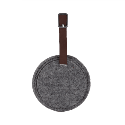 Juniper Felt Round Luggage Tag