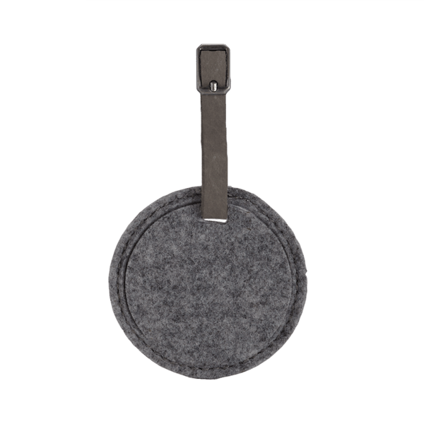 Juniper Felt Round Luggage Tag