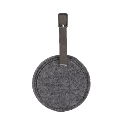 Juniper Felt Round Luggage Tag