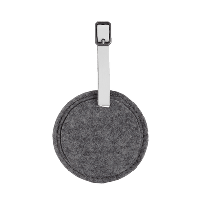 Juniper Felt Round Luggage Tag