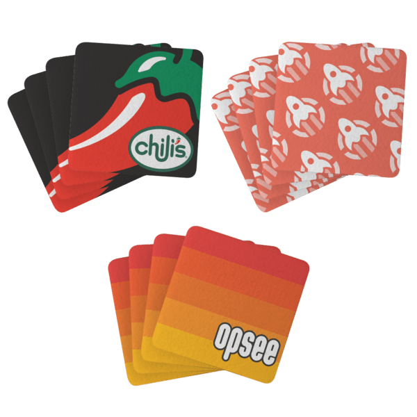 Kings Dye-Sublimated Felt Coasters (Set of 4)