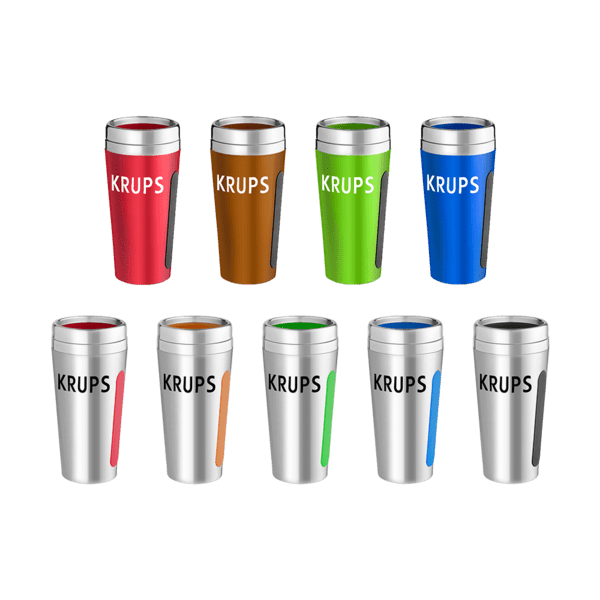 Dual-Grip Travel Tumbler - 15 Oz.