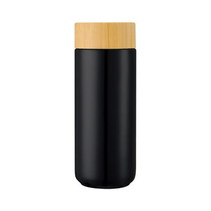 Williston 10oz Double Wall Ceramic Mug w/Bamboo Lid