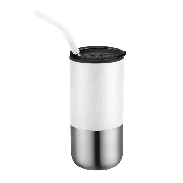 Destin 16oz Double Wall Tumbler w Straw