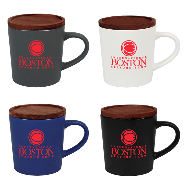 Little Rock 16oz Ceramic with Wood Lid