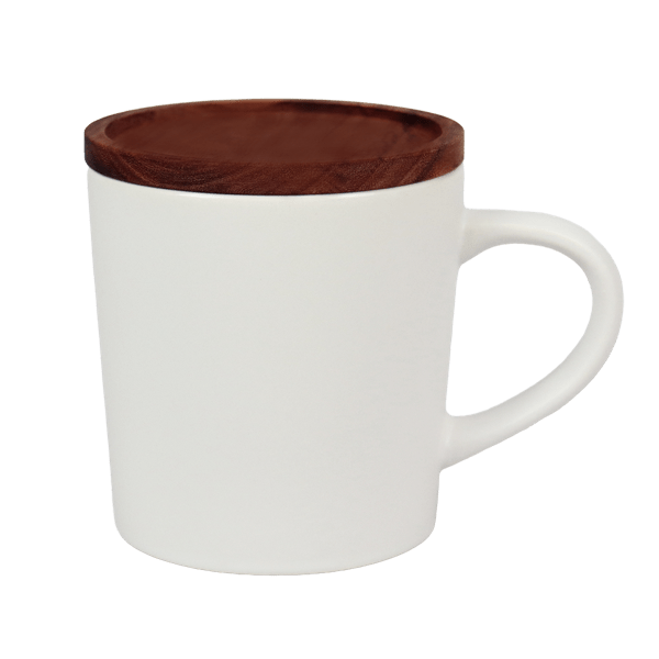 Little Rock 16oz Ceramic with Wood Lid
