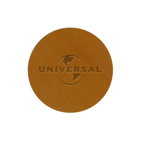 2 1/2" Leather Circle Patch