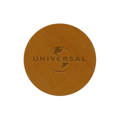 2 1/2" Leather Circle Patch