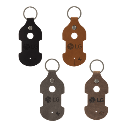 Ryder Leather Earbud Keychain
