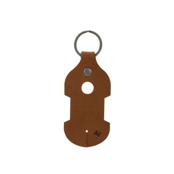 Ryder Leather Earbud Keychain