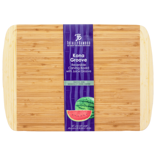 Kona Groove 18" X 12-1/2" Bamboo Cutting Board