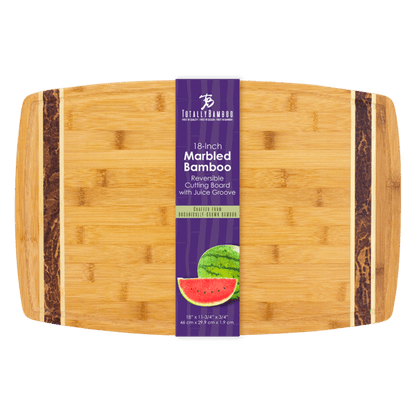 Marbled Look Bamboo Cutting Board