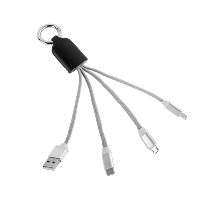 Jellyfish Light-Up Braided Charging Cable