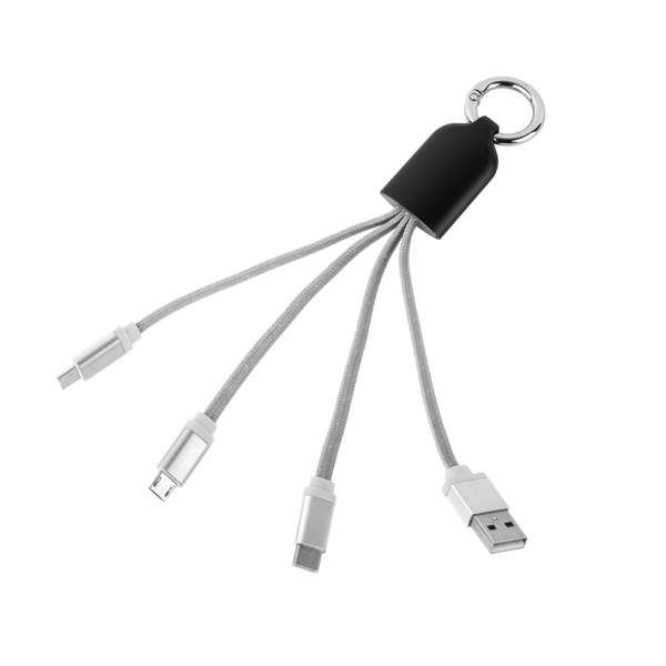 Jellyfish Light-Up Braided Charging Cable