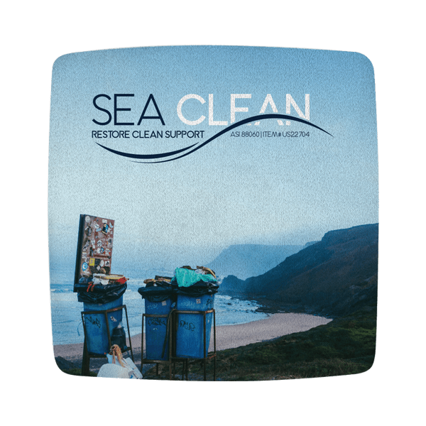 USA Made Eco rPET Microfiber Cloth - 8" X 8"