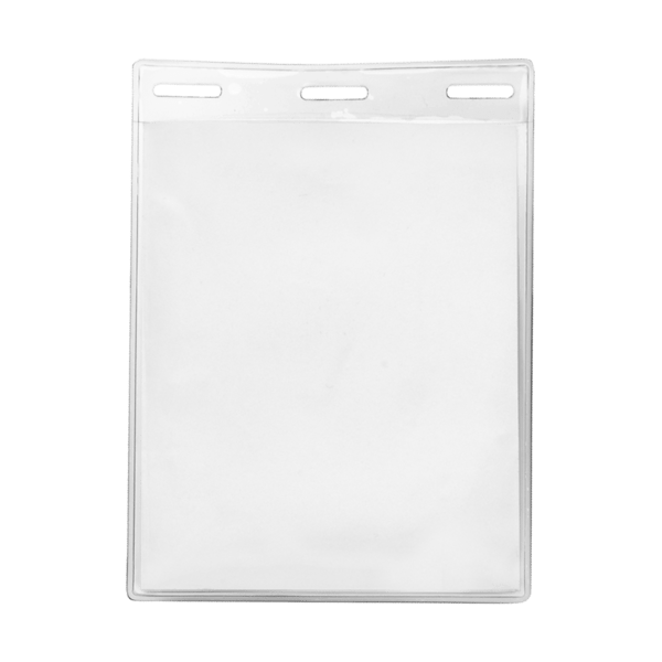 3 5/16" x 4 1/4" Blank Vertical Vinyl Pouch
