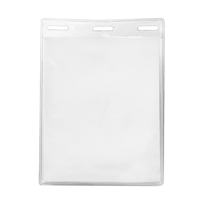 3 5/16" x 4 1/4" Blank Vertical Vinyl Pouch