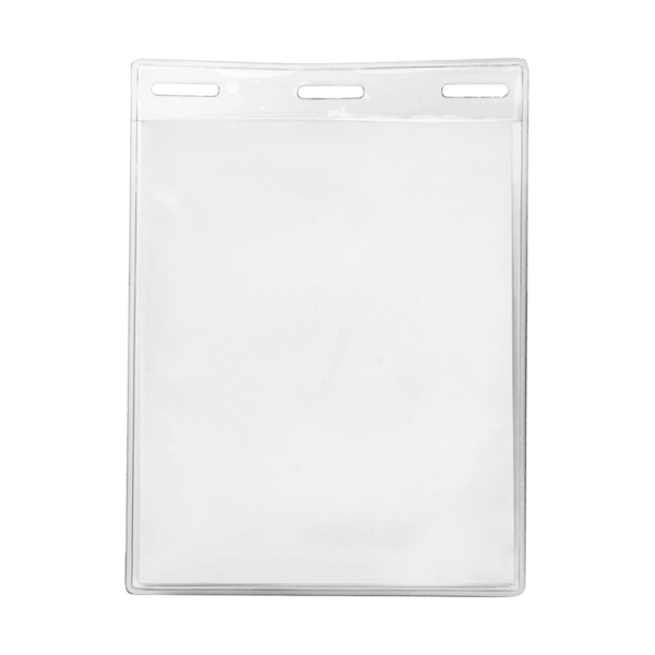 3 5/16" x 4 1/4" Blank Vertical Vinyl Pouch