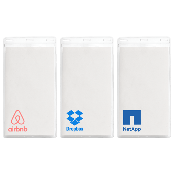 4" x 8" Printed Oversized Vertical Vinyl Pouch