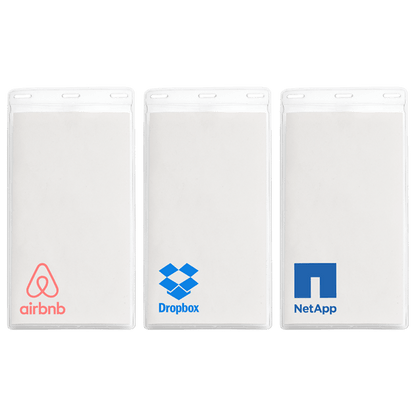 4" x 8" Printed Oversized Vertical Vinyl Pouch