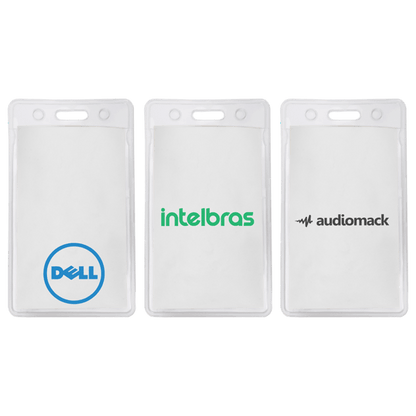 2" x 3 5/8" Printed Small Vertical Vinyl Pouch