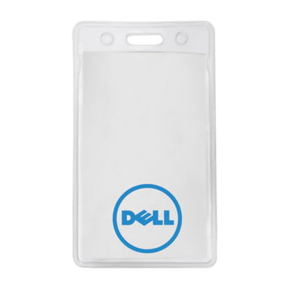 2" x 3 5/8" Printed Small Vertical Vinyl Pouch