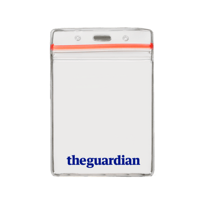 3 5/8" x 4 5/18" Printed Vertical Vinyl Pouch with Zipper