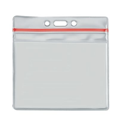 4" x 3" Blank Horizontal Vinyl Pouch with Zipper