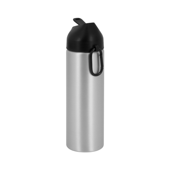 EasyFlow Recycled Aluminum Bottle w Straw Lid