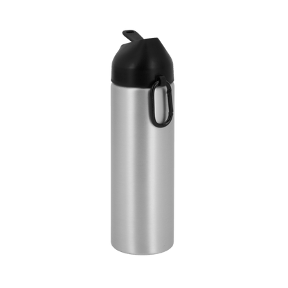 EasyFlow Recycled Aluminum Bottle w Straw Lid