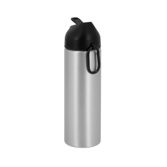 EasyFlow Recycled Aluminum Bottle w Straw Lid