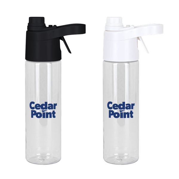 Spritzer 20 oz rPET Spray Water Bottle