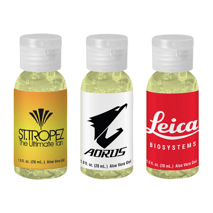 1 oz. Aloe Gel in Clear Round Bottle