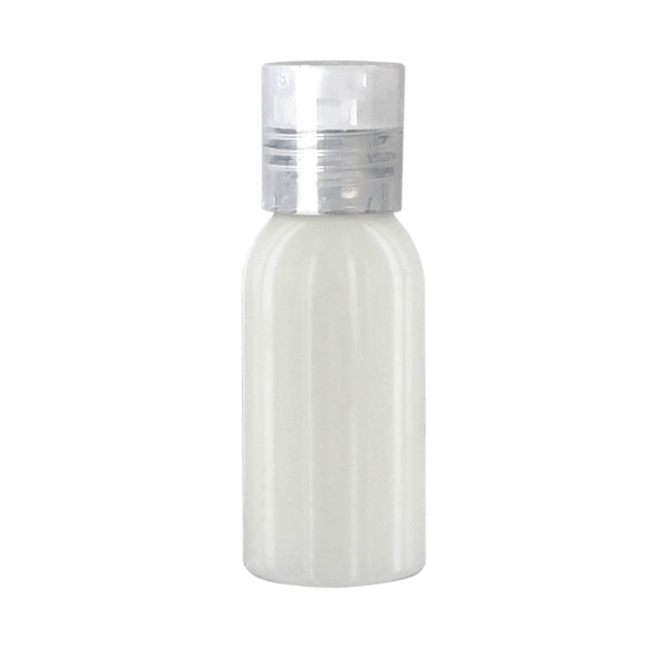 1 oz Lotion in Clear Round Bottle