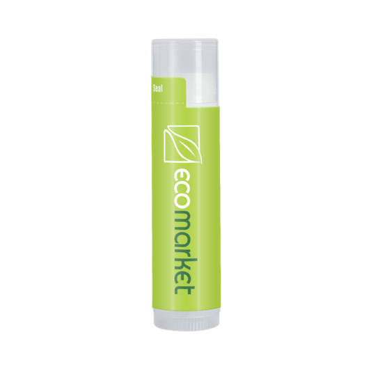 Natural Lip Moisturizer with Organic Ingredients in Clear Tube