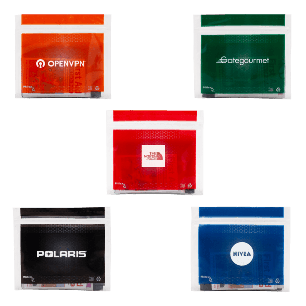 Tradeshow Safety & First Aid Kit in a Resealable Plastic Bag