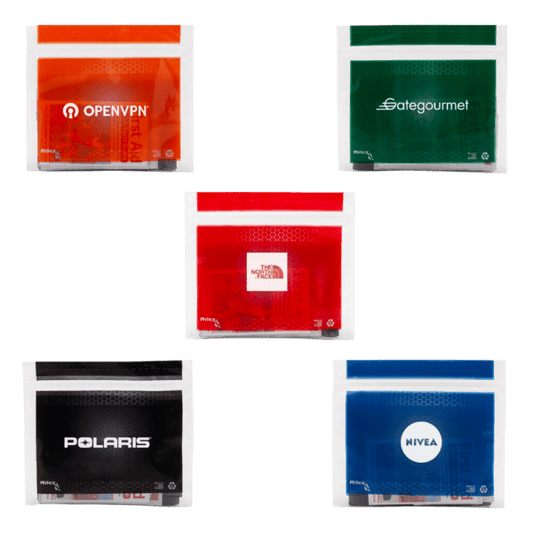 Tradeshow Safety & First Aid Kit in a Resealable Plastic Bag