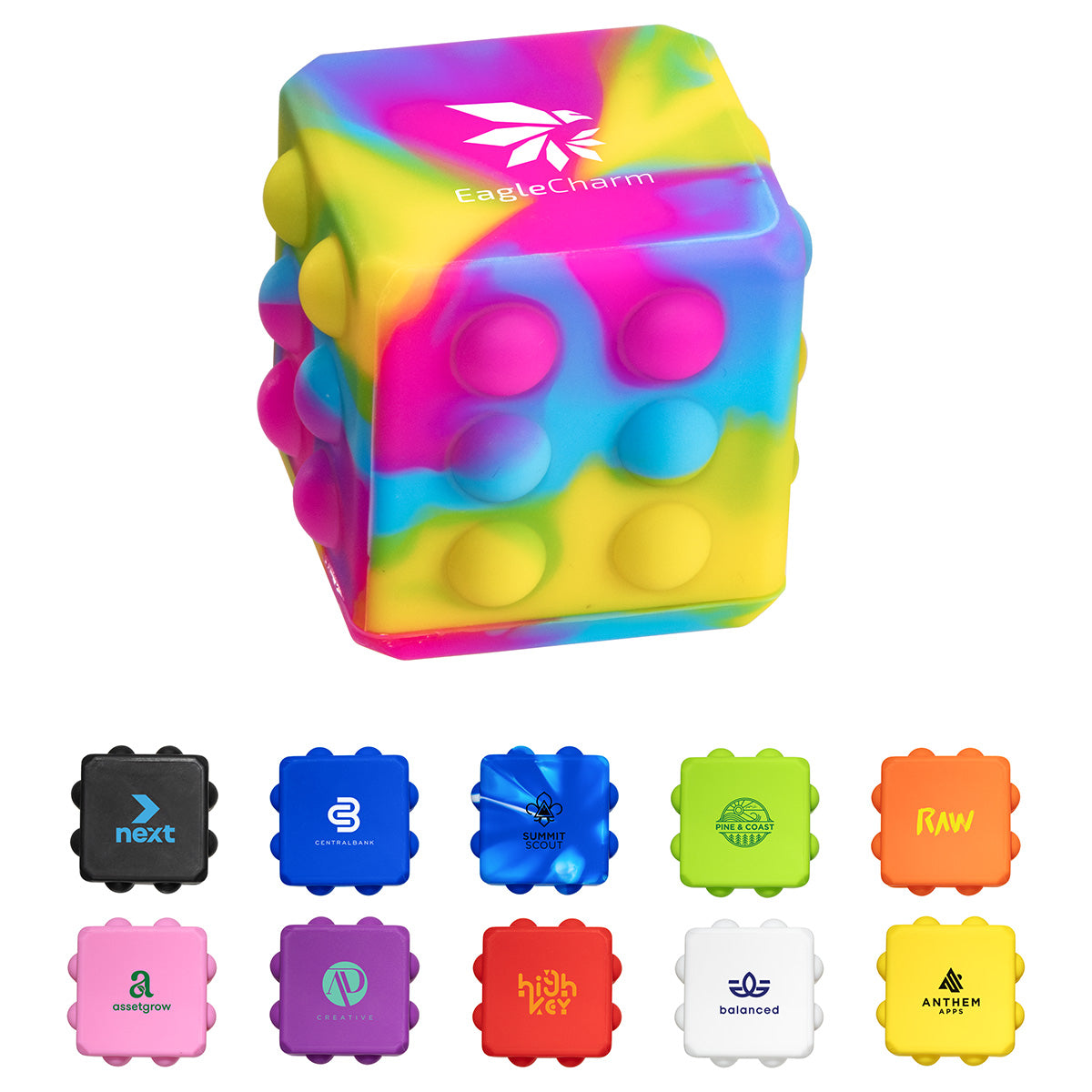 Black Push Pop Cube