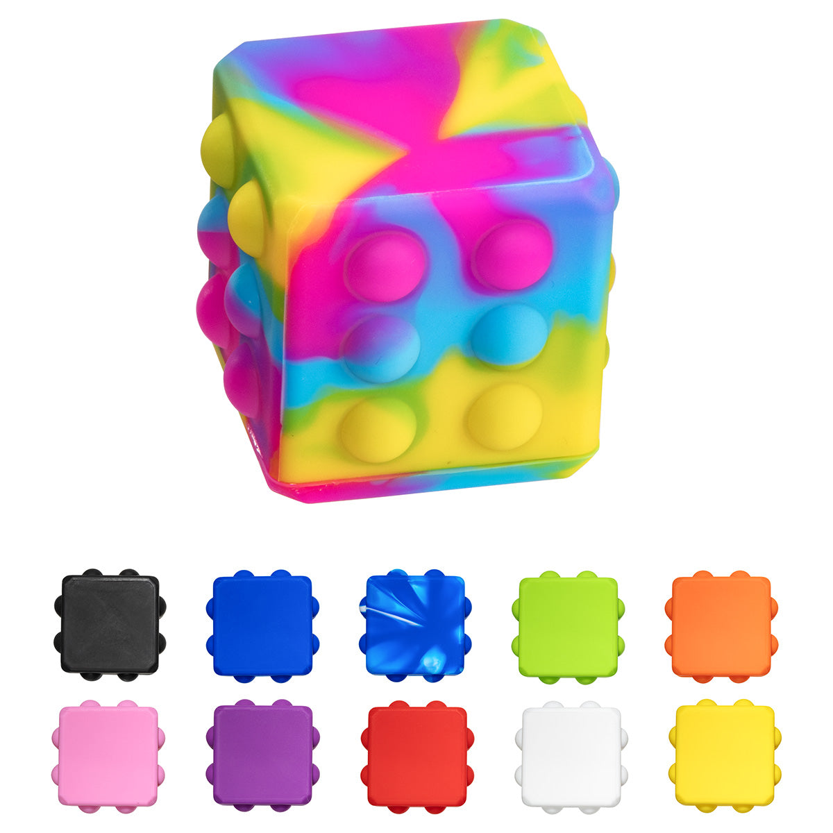 Black Push Pop Cube