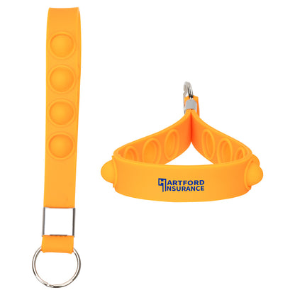 Push Pop Stress Reliever Keychain